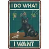 Black Cat - Vintage Metal Signs - 20*30cm