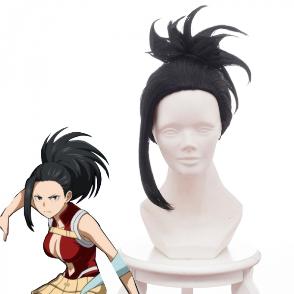 Boku No Hero Academia My Hero Academia Momo Yaoyorozu Cosplay Wig Black