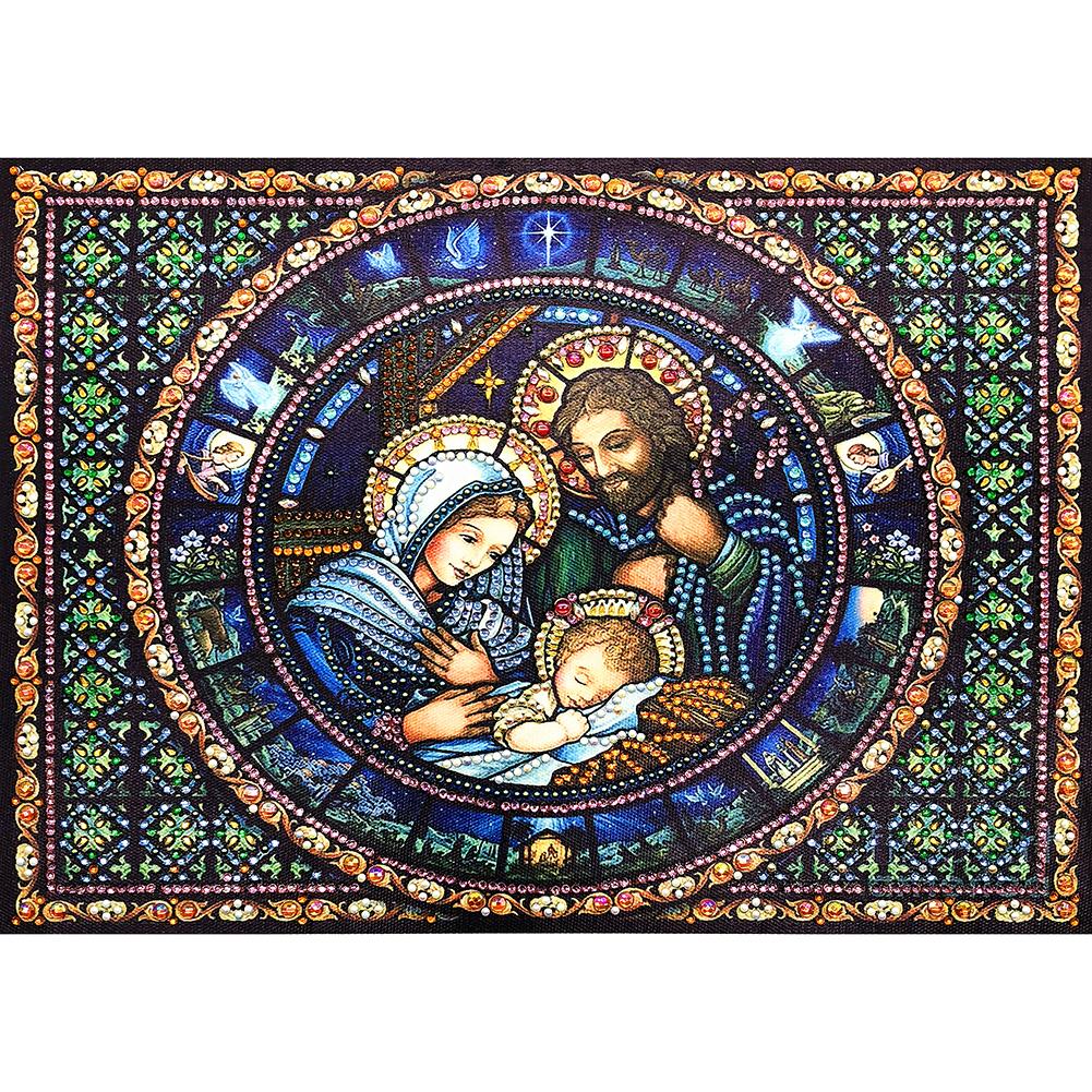 Religion Special Part Drill Diamond Painting 40X30CM(Canvas) gbfke