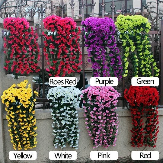🌺Vivid Artificial Hanging Orchid Bunch🌷