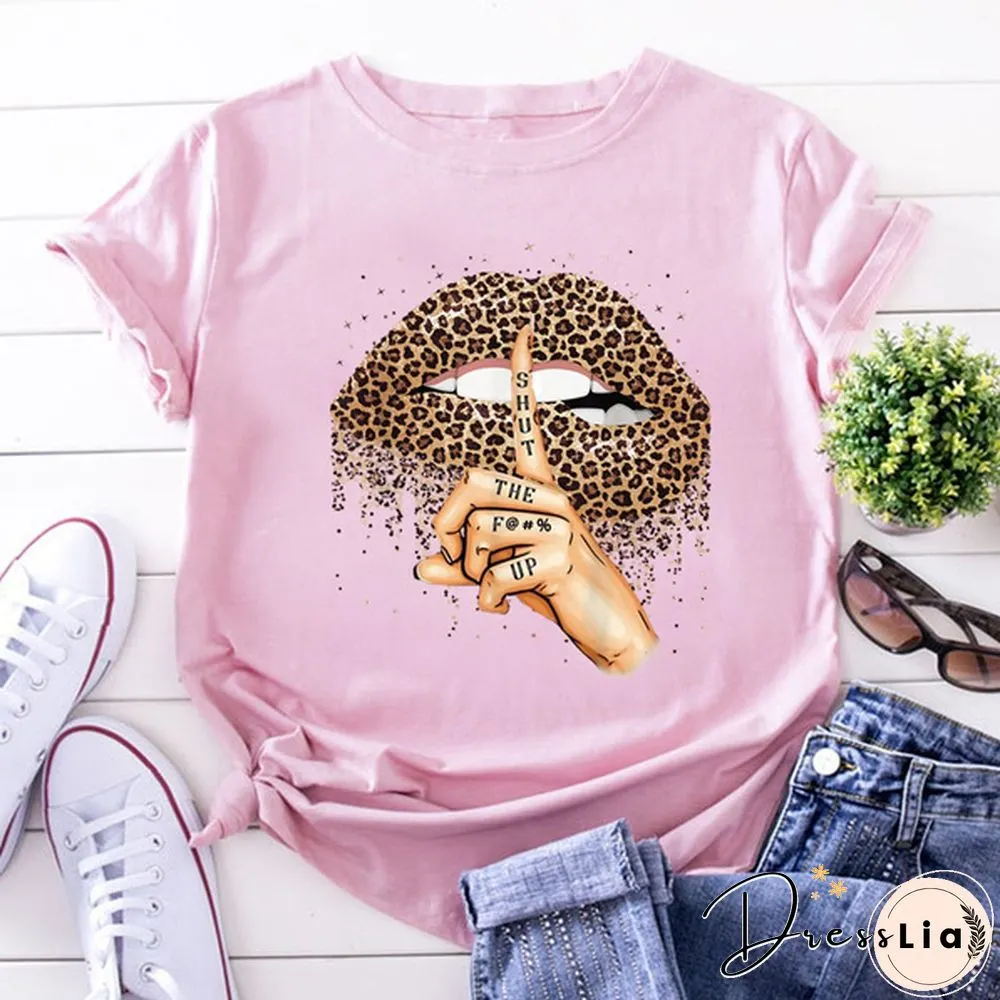 Women Summer Short Sleeve T-shirt Harajuku Style Casual Cotton O-neck Tops Tee