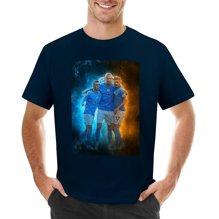 Erling Haaland Inspired Kevin De Bruyne Phil Foden Soccer Culture Tee