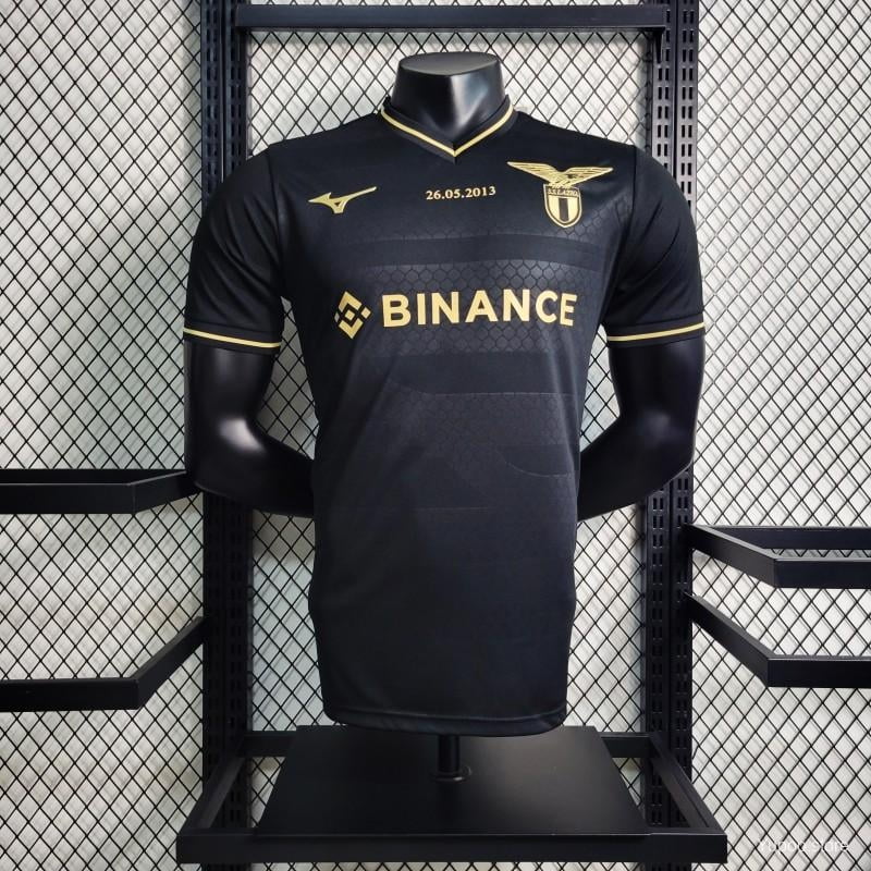 23-24 Player Version Lazio Black 10th Anniversary Edition Soccer Jersey