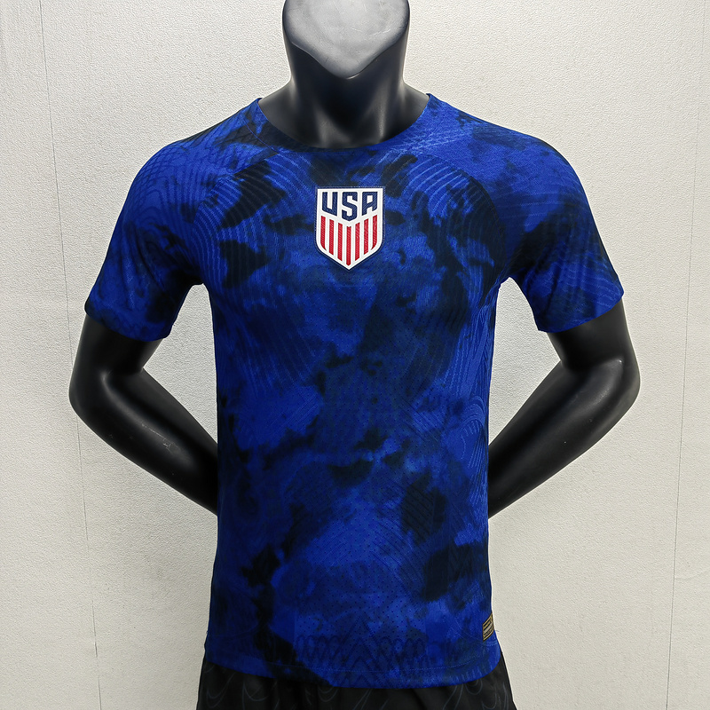 2022 World Cup Player Version USA Soccer Jersey Away
