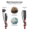 Battery Charging Cable SAE To SAE 16 AWG Solar Plug Cord Car Extension Cable