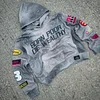 Street hole gradient born poor die wealthy hoodie