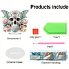 DIY Butterfly Skull Acrylic Diamond Painting Desktop Ornaments