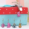 5pcs/set DIY Full Drill Special Shaped Diamond Painting Animal Keychain