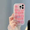 Lovely Pink Tulip Phone Case with Holder for iPhone 7-14