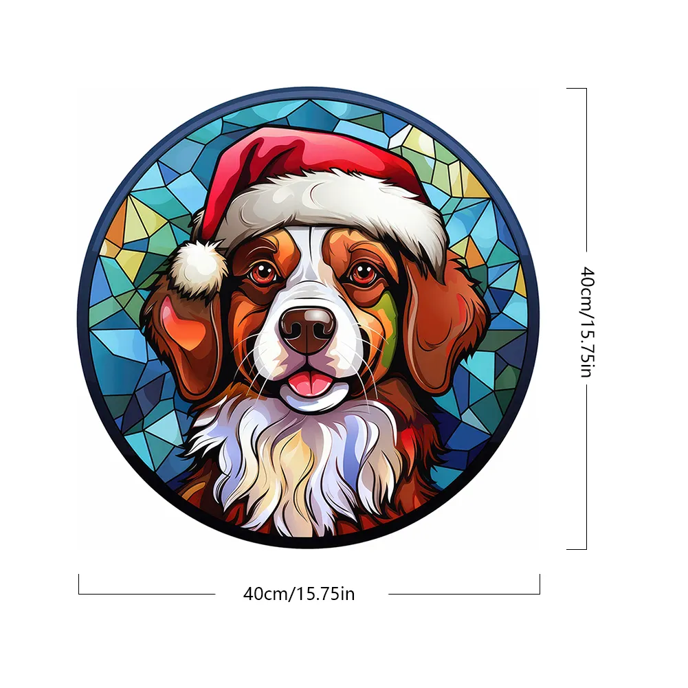 DIY Paint By Number 40*40cm - Christmas Dog