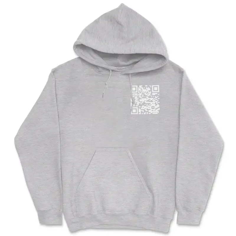 Qr Code Hoodie For Woman Funny Fu Qr Code Hoodiem Fu Qr Code