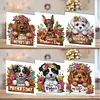 uk.everydayedeals 6Pcs DIY Diamond Painting Greeting Card - Mothers Day Dog
