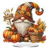 Diamond Painting Acrylic Single Sided November Gnome Ornaments Tabletop Home Office Decor