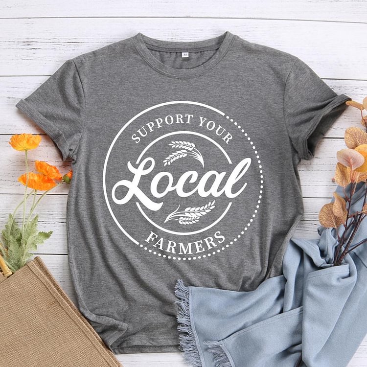 ANB - Support your local farmers Retro Tee -03882