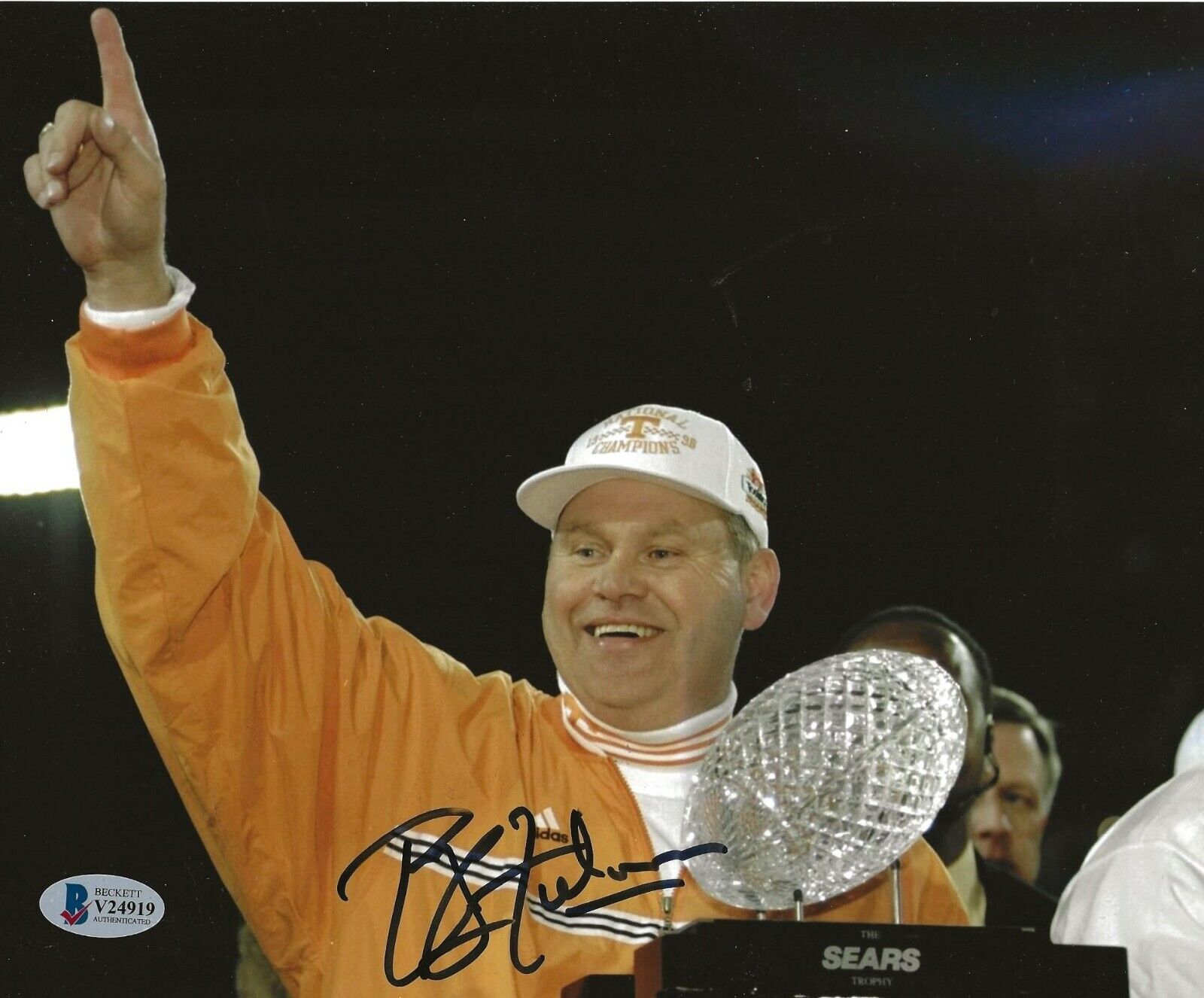 Phillip Fulmer signed Tennessee Volunteers 8x10 Photo Poster painting autographed Vols Beckett