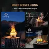 FLEXTAIL Fishtail Outdoor Flame Lamp Camping Atmosphere Long-lasting Lighting Portable LED Lamp Aromatherapy Humidifier