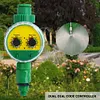 Garden Watering Timer Double Dial Control Water Hose Timer for Lawn Flower Plant