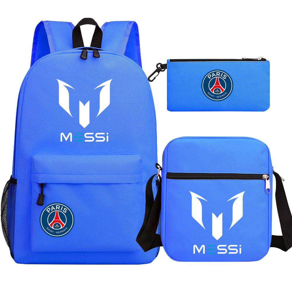 Mayoulove Lionel Messi Backpack Durable Design with Adjustable Straps for School Use-Mayoulove