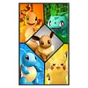 Pokémon-11CT Stamped Cross Stitch 40*65cm/15.75*25.59in(Big Size)