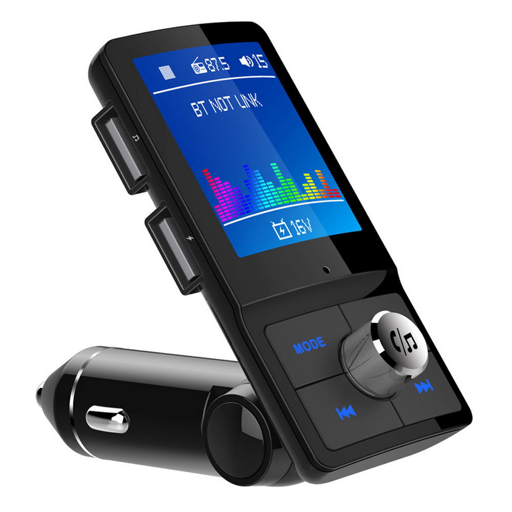 

BC45 Car Bluetooth MP3 Audio Player TF U Disk QC Car Charger FM Transmitter, 501 Original