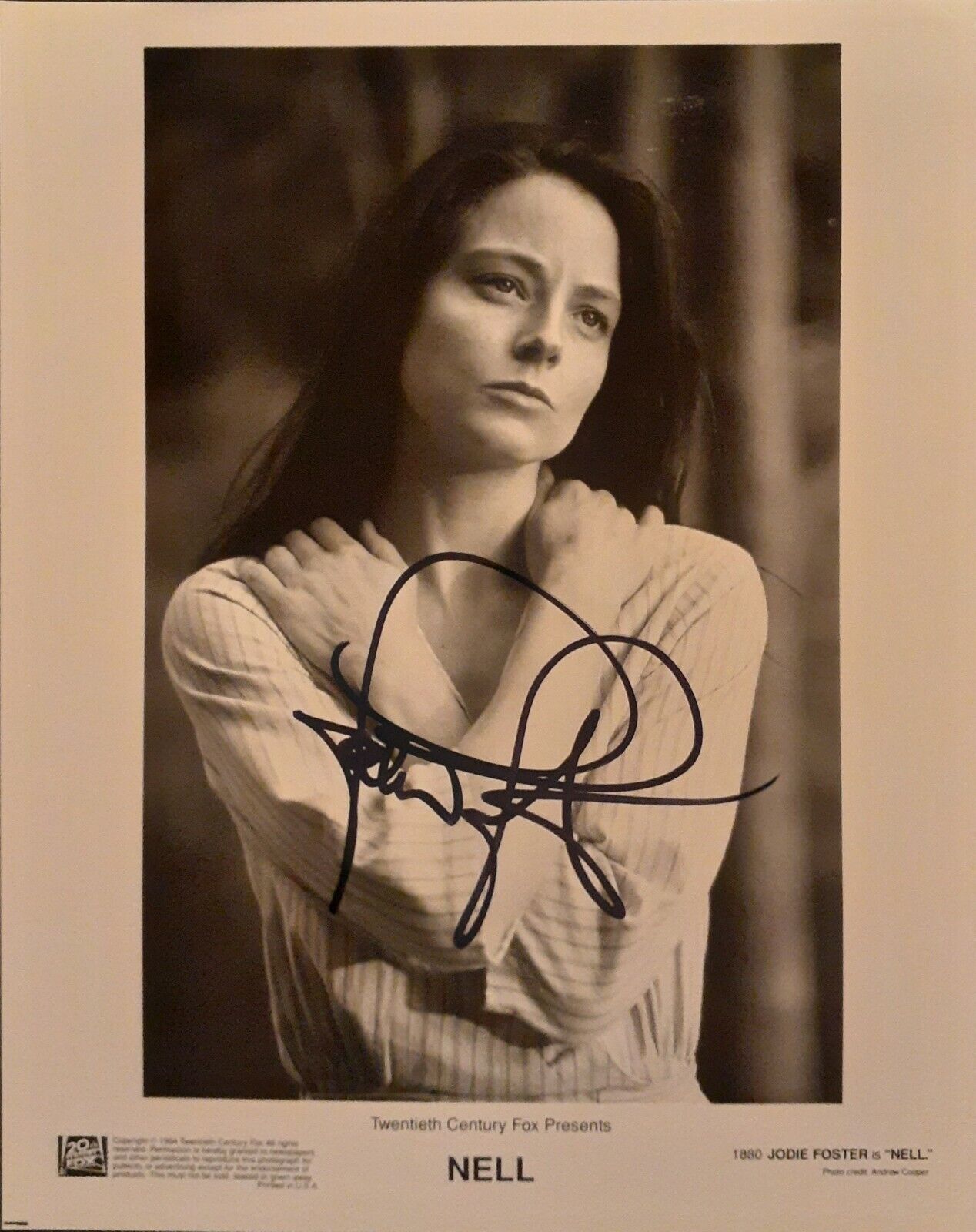 Jodie Foster signed 8x10