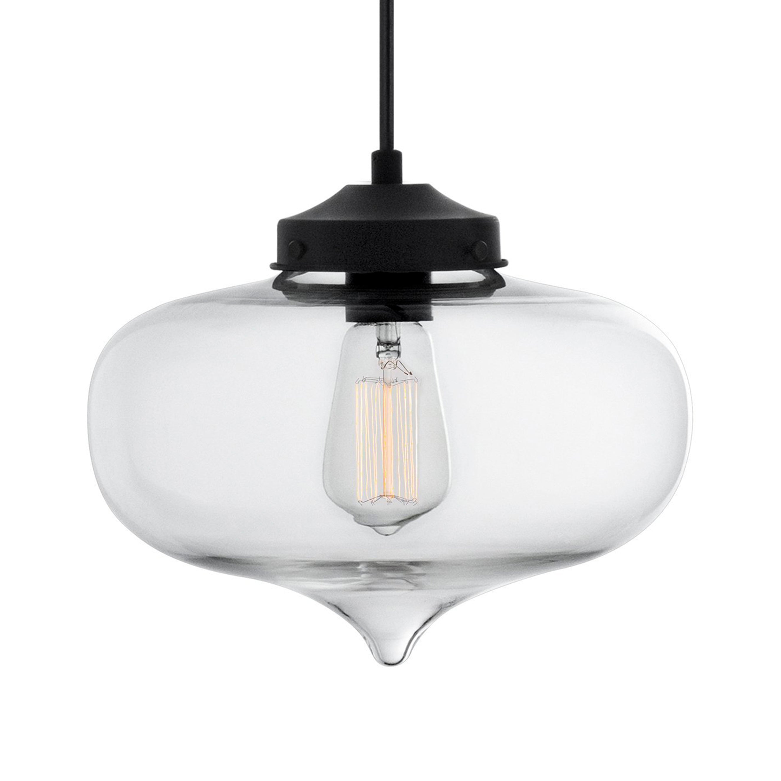 Casablanca Clear Glass Pendant Lamp