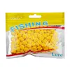 100Pcs Corn Smell Soft Bait Flavoured Sinking Slowly Lure for Trout Carp Fishing
