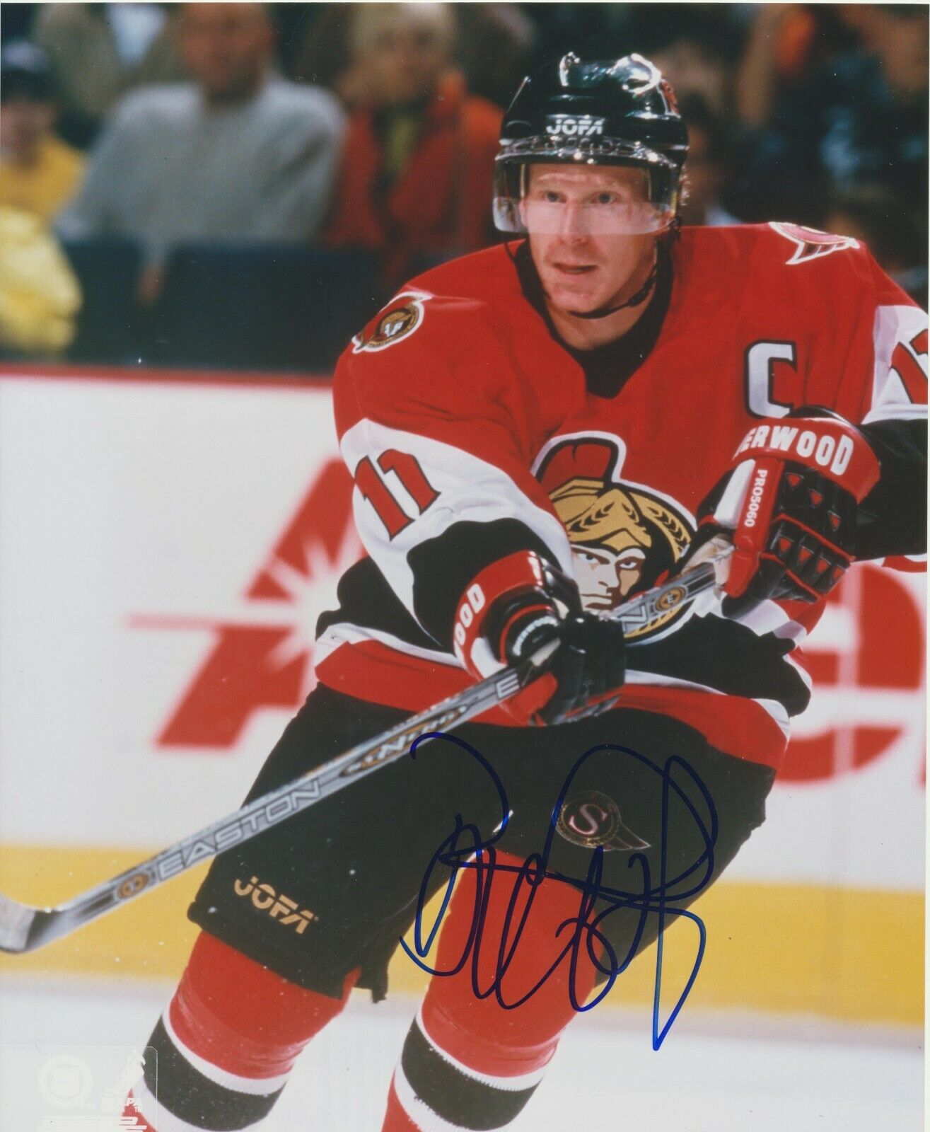 Daniel Alferdson Autographed 8x10 Ottawa SenatorsB654