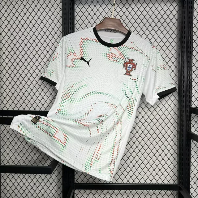 【S~4XL】Portugal 2025/2026 Away Football Shirt 1:1 Thai Quality
