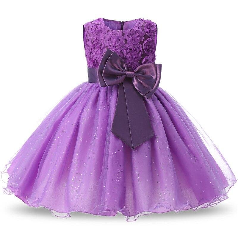 Floral Tutu Dress For Girls Dresses Kids Clothes Wedding Events Flower Girl Dress Birthday Party Costumes Children Clothing 8T