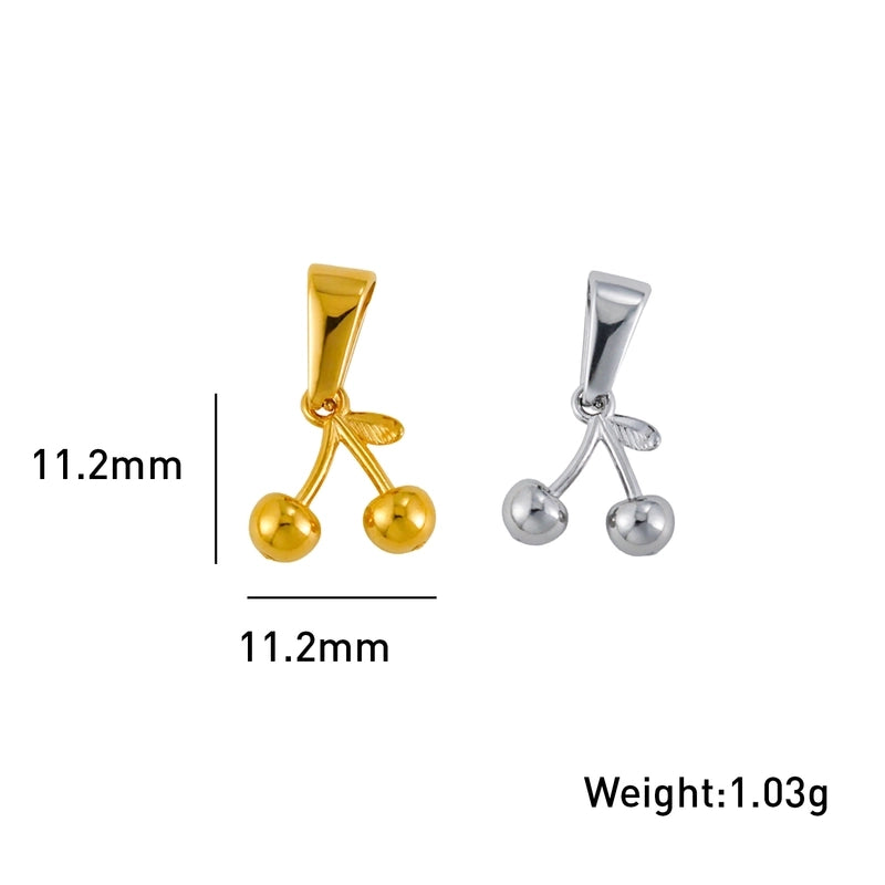 Animal Fruit Rose Pendant Melon Seed Buckle Earring Findings