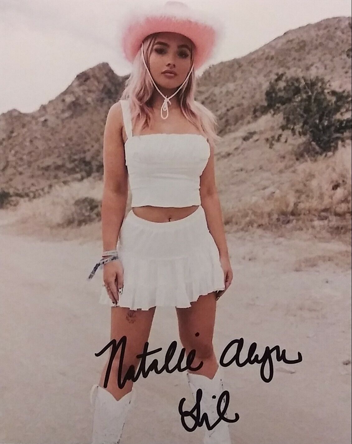 Natalie alyn Lind signed 8 x 10