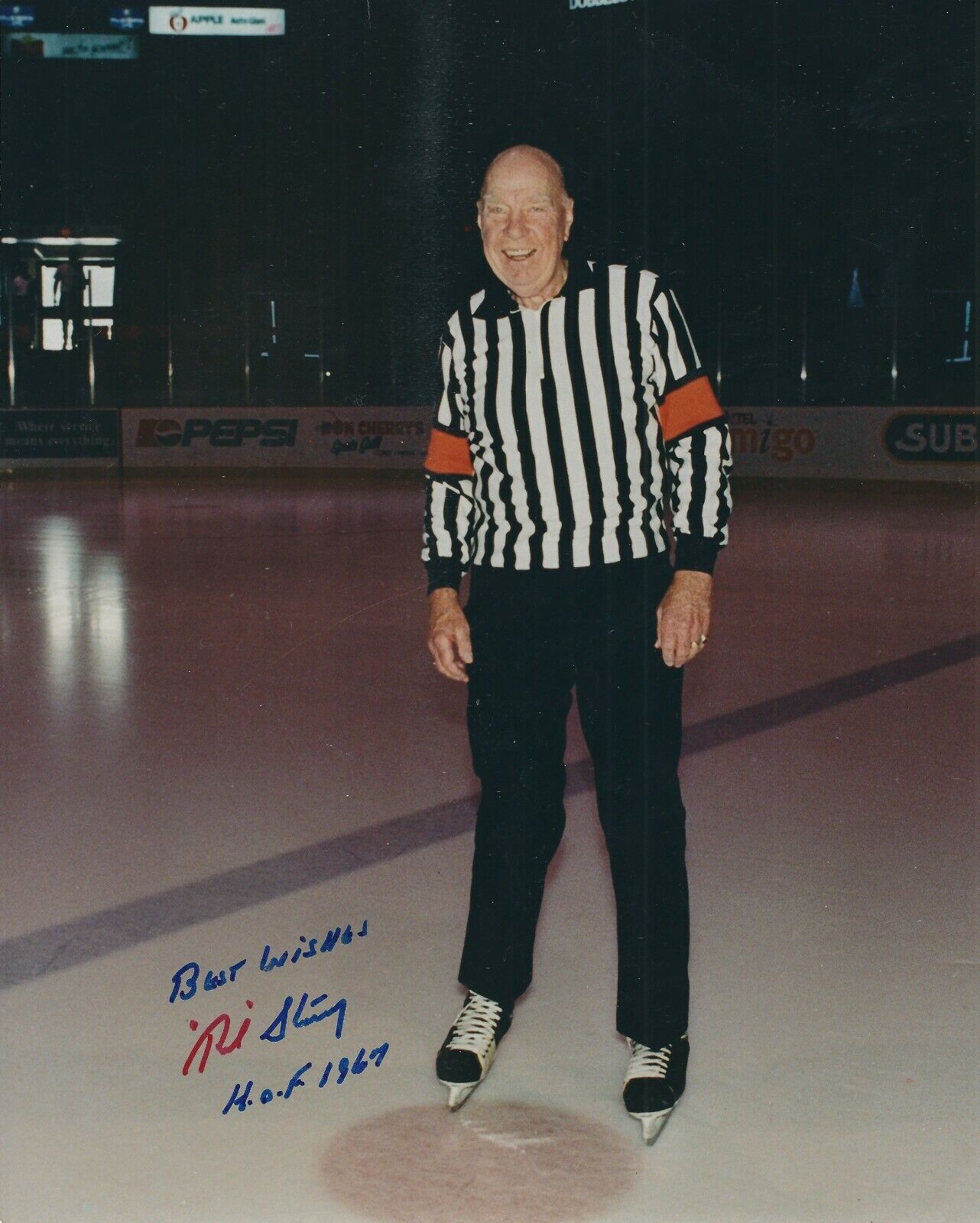 Signed 8x10 RED STOREY 8X10 Hockey Photo Poster painting - COA