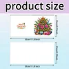 (US Only)6PCS Christmas Tree DIY Diamond Art Greeting Cards Congratulations Cards & Gifts