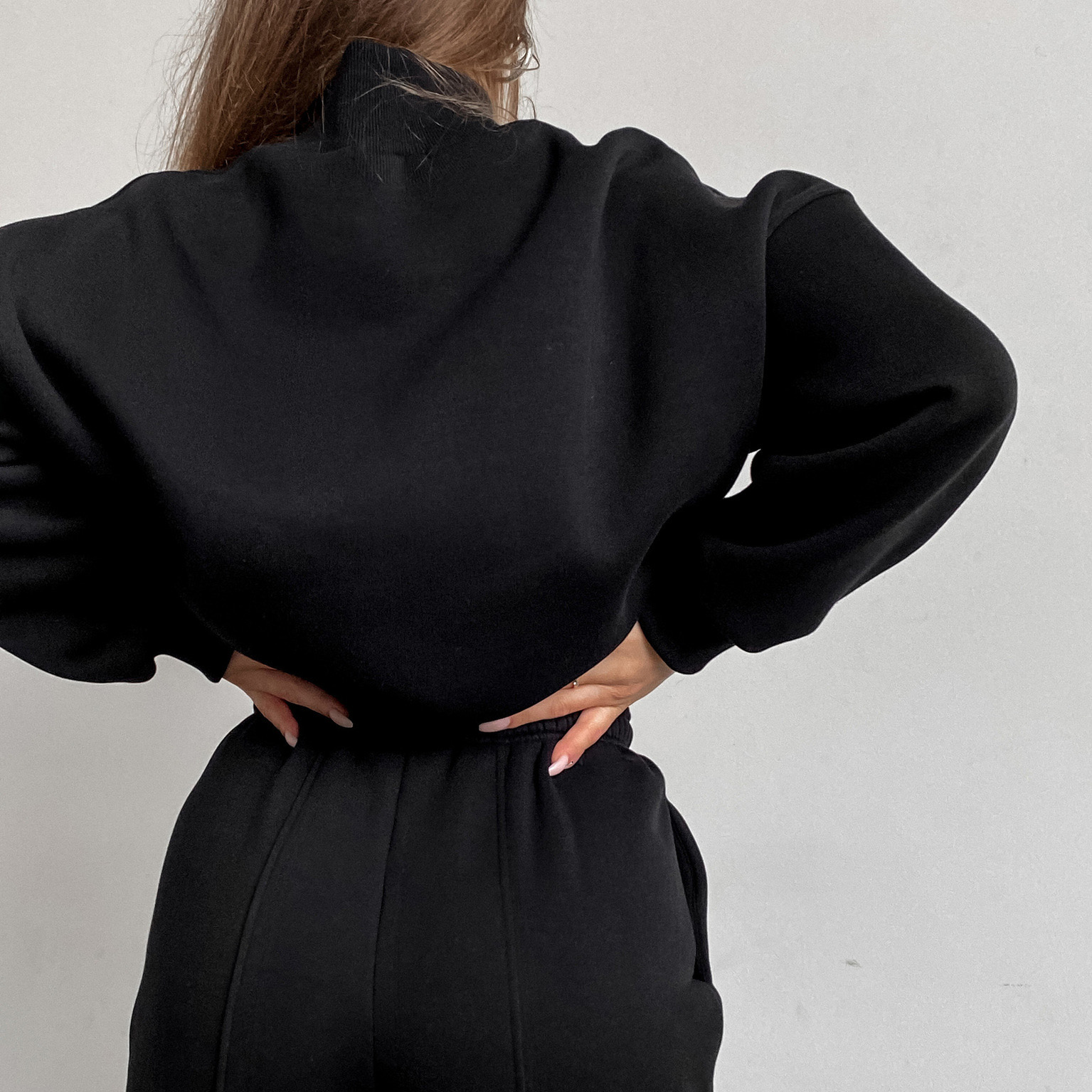 Women's Printed Sweatshirt Suit Two Piece Set