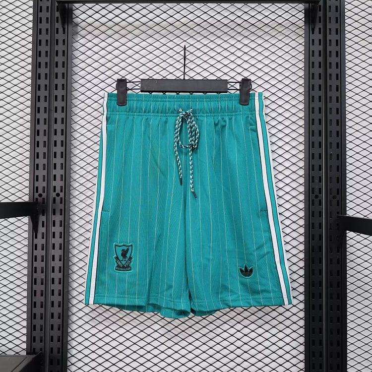2025-26 Liverpool Casual Shorts Green - Player Edition