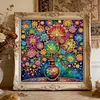 Vase color&eacute; en forme sp&eacute;ciale de 5D bricolage partiel en diamants, kits d&rsquo;art en pierres pr&eacute;cieuses 30*30m en diamants, peintures en diamants, peintures de diamants, art de pierres pr&eacute;cieuses pour adultes d&eacute;butants, d&eacute;coration int&eacute;rieure