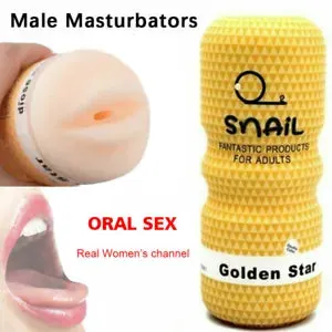 NEW LISTINGPocket Pussy Cup Male Masturbator Stroker Realistic Oral Sex  Toys For Men