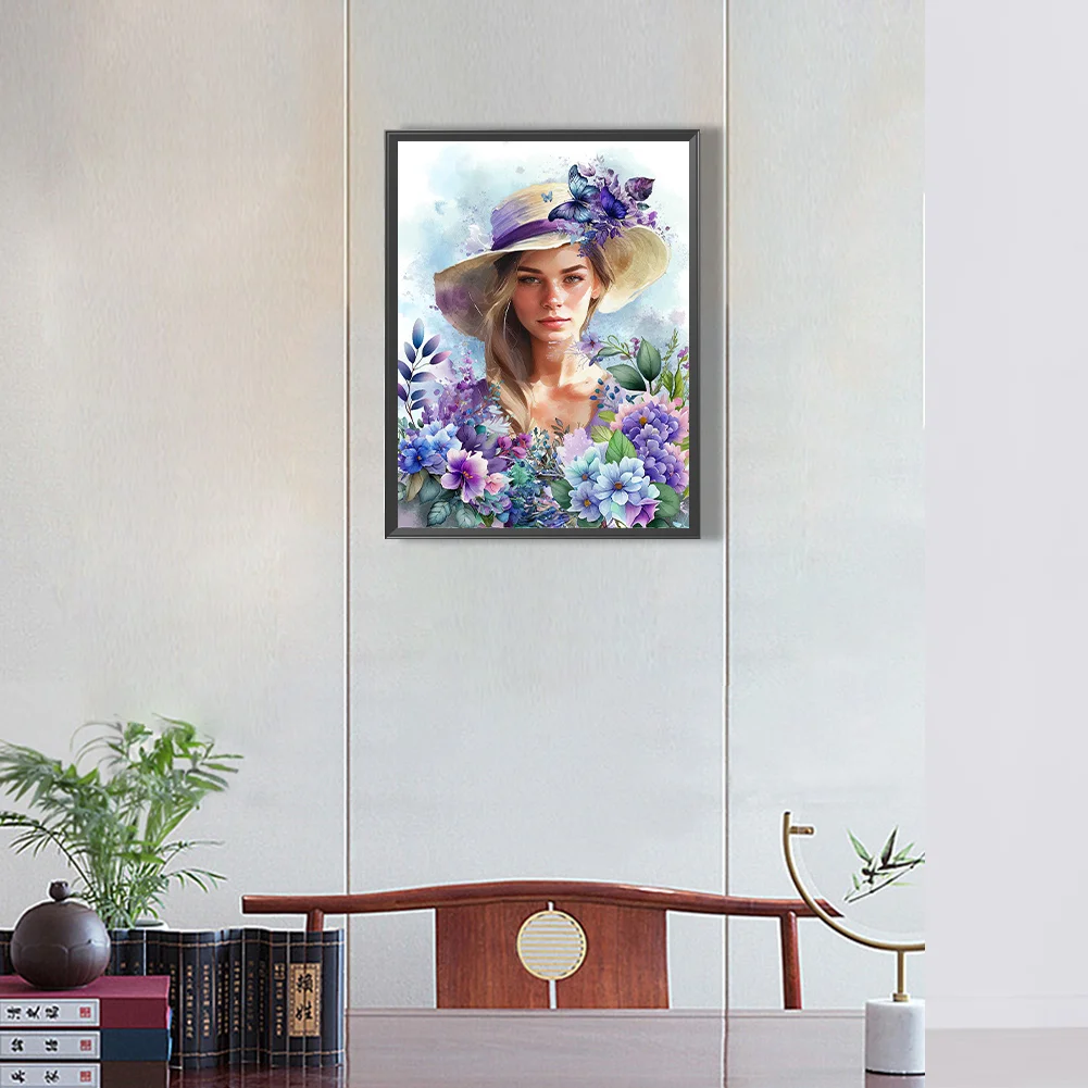 Diamond Painting - Full Round Drill - Lavender Beauty(30*40cm)