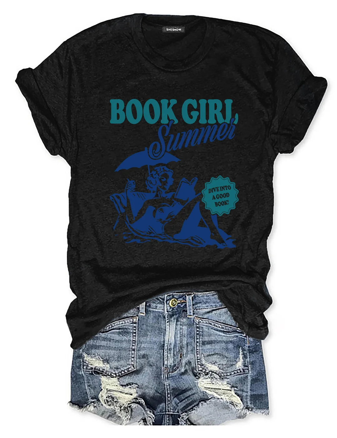 Book Girl Summer T-Shirt
