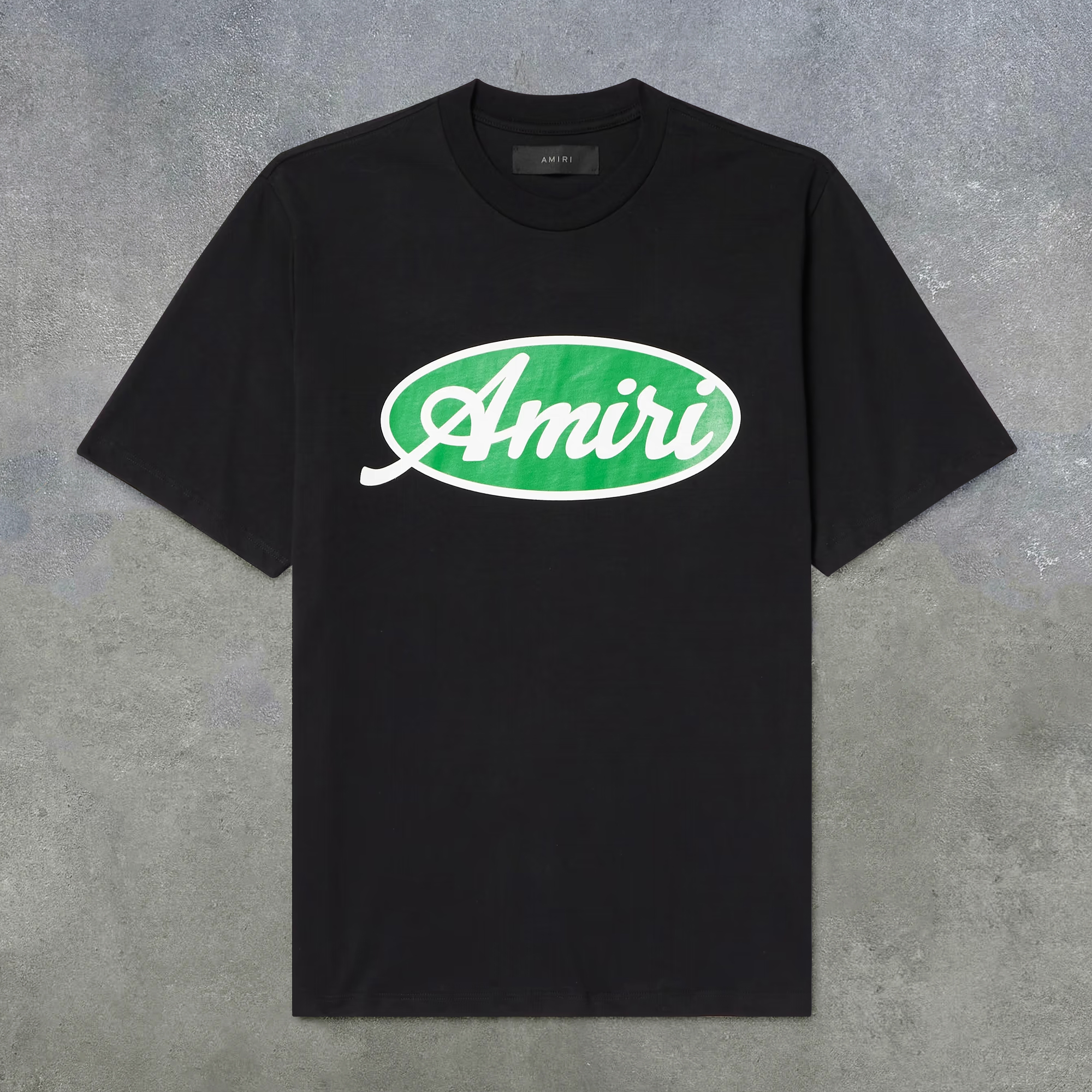 Amiri Green Letters Cotton Short Sleeve T-Shirt