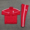2024/2025 Bayern Munchen Long Zipped Jacket Training Suit Red Football Shirt 1:1 Thai Quality Set