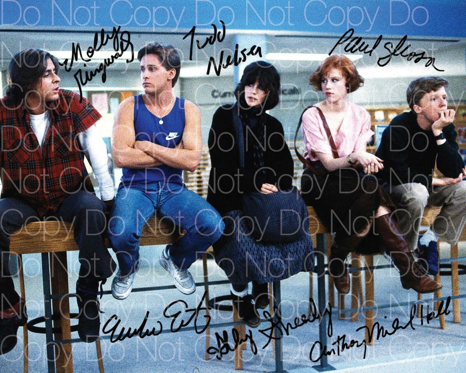 Breakfast Club signed 8X10 inch Photo Poster painting picture poster autograph RP