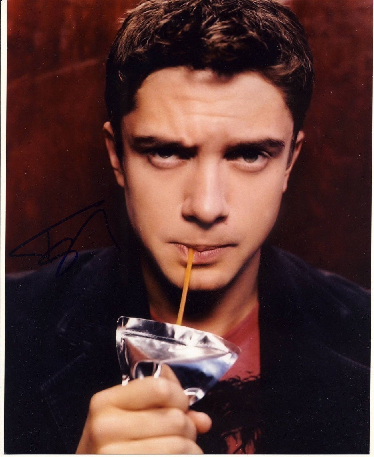 Topher Grace Autograph Signed 10x8 Photo Poster painting AFTAL [4562]