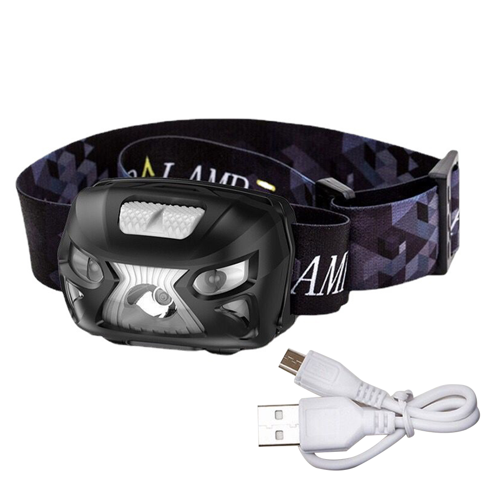 

XPG LED Portable Waterproof Headlight Smart Waving Sensor USB Rechargeable, 501 Original