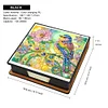 Bird Leather Diamond Painting Memo Pad Holder Mosaic Kit for Adults Beginners