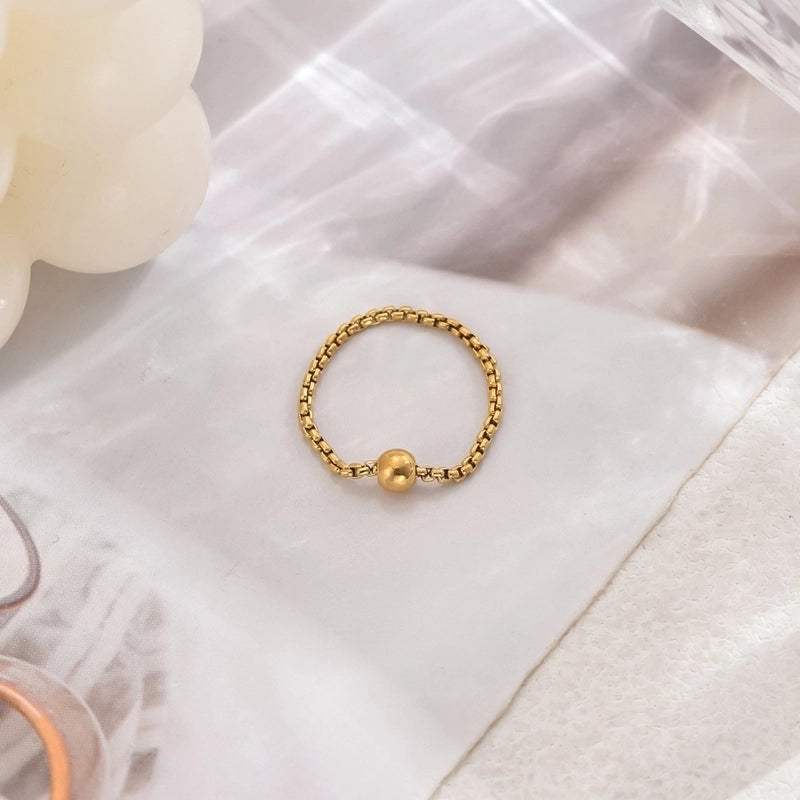 Elegant Minimalist Classic Style Roman Numeral 201 Stainless Steel Stainless Steel Rings