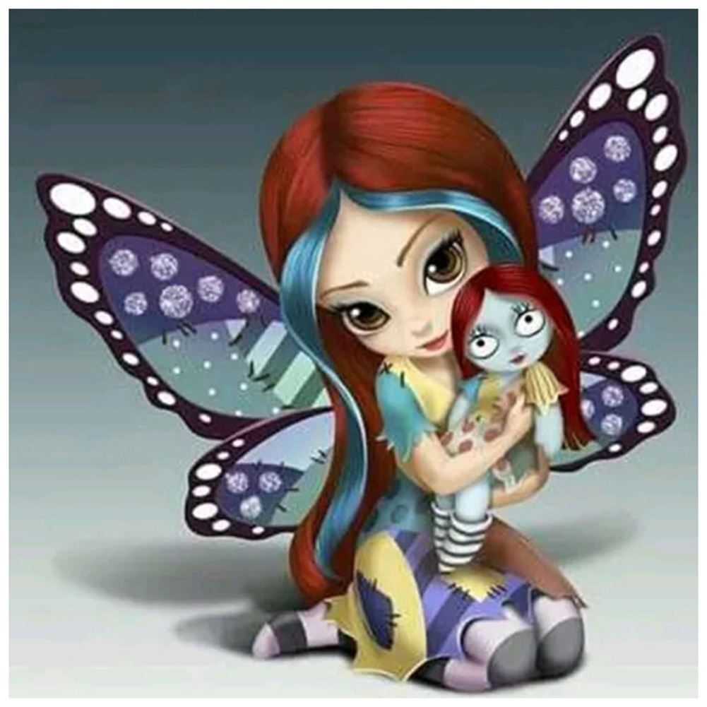 

Flower Fairy - Round Drill Diamond Painting - 30*30CM, 501 Original
