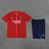 2025/2026 Psg Paris Pre-Match Training Red Shirt+Shorts 1:1 Thai Quality