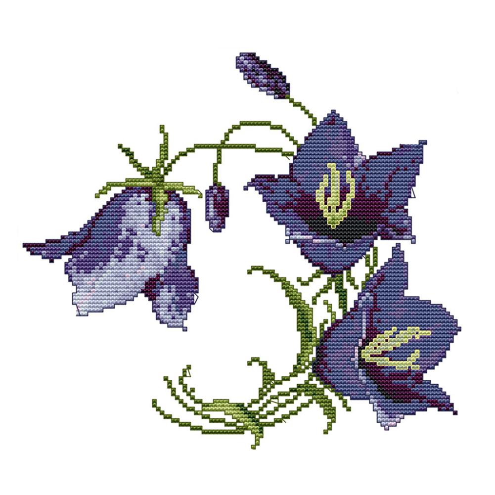 

Summer Lily Of The Valley - 14CT Stamped Cross Stitch - 29*27cm, 501 Original